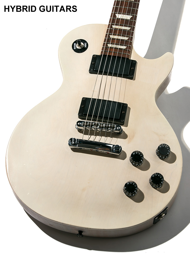 Gibson LPJ Rubbed White Trans 2013 3