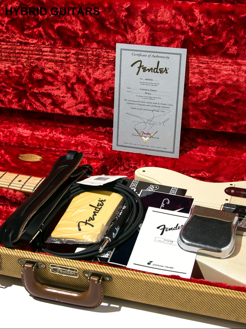 Fender Custom Shop MBS Custom 1955 Esquire Relic Vintage White Blonde Master Built by John English 2004  13