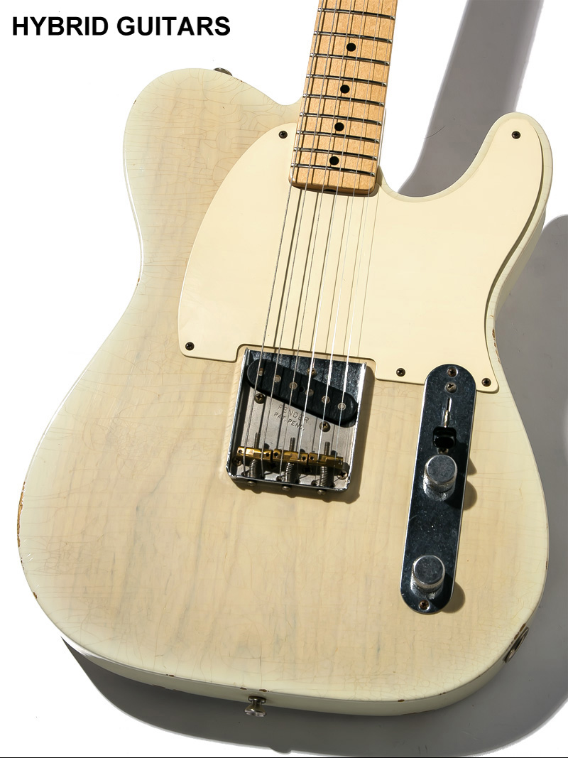 Fender Custom Shop MBS Custom 1955 Esquire Relic Vintage White Blonde Master Built by John English 2004  3