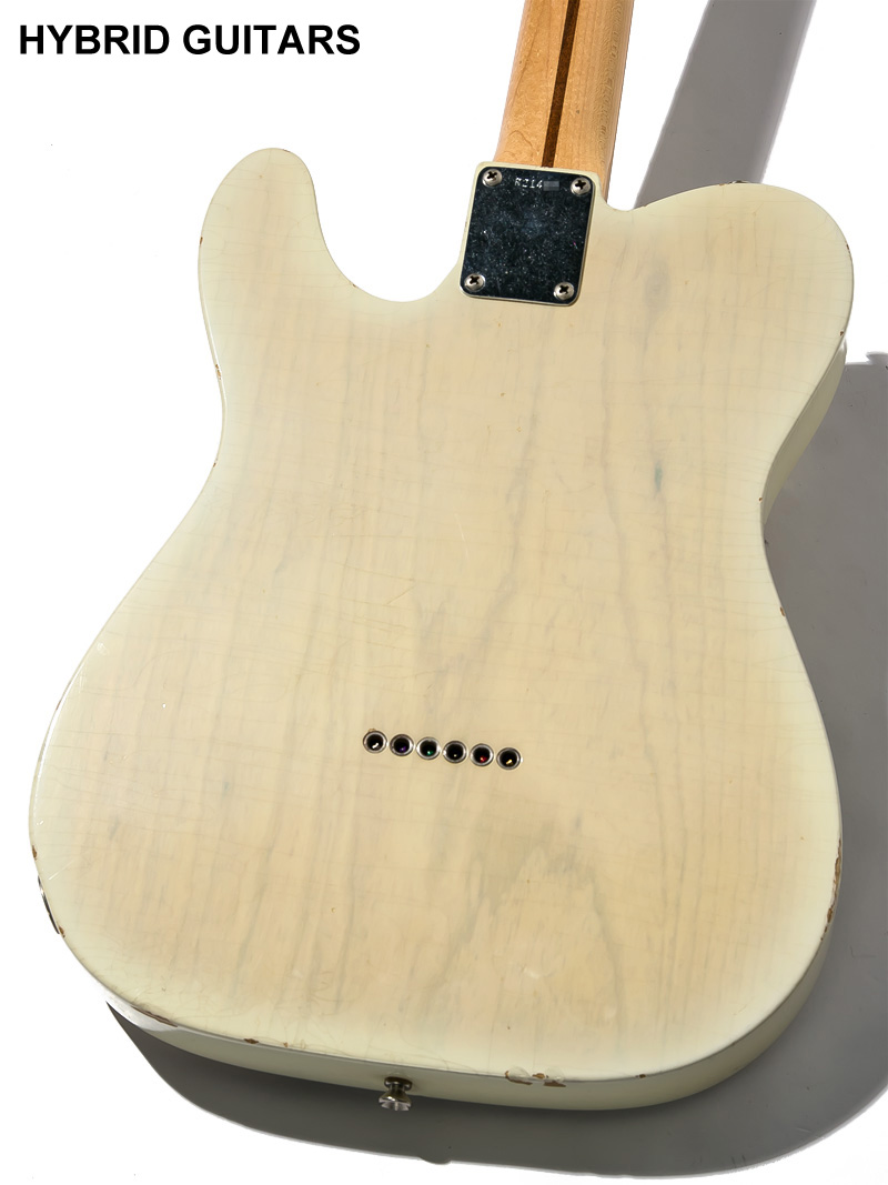 Fender Custom Shop MBS Custom 1955 Esquire Relic Vintage White Blonde Master Built by John English 2004  4
