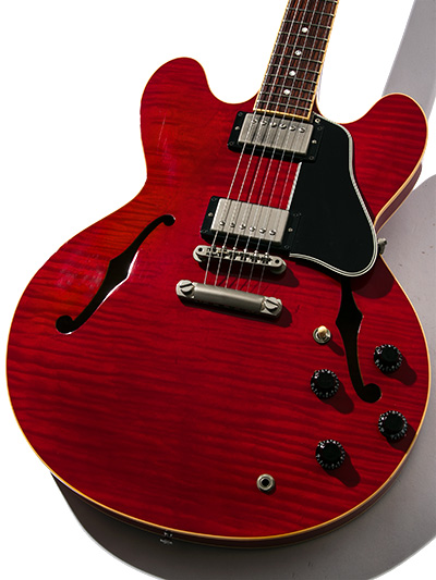 Gibson ES-335 Dot 1P Figured Top & Back Cherry 1999 中古｜ギター 