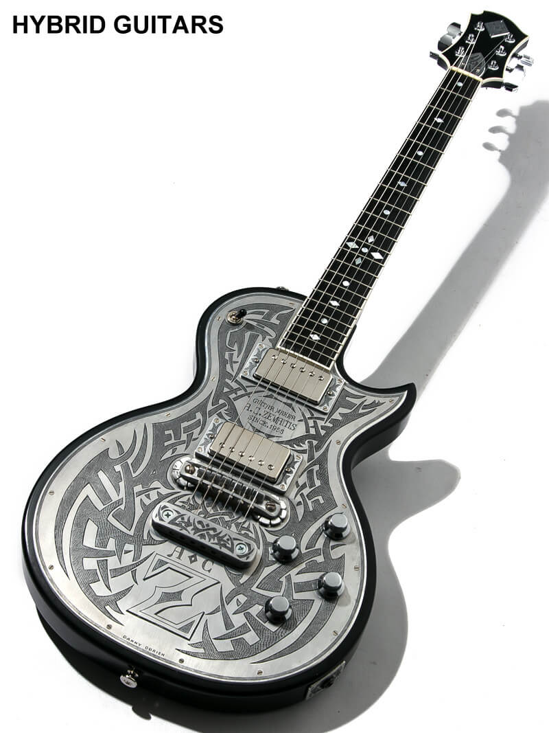 Zemaitis Custom Shop Tony's Collection S22MT Tribal Tattoo 2  1