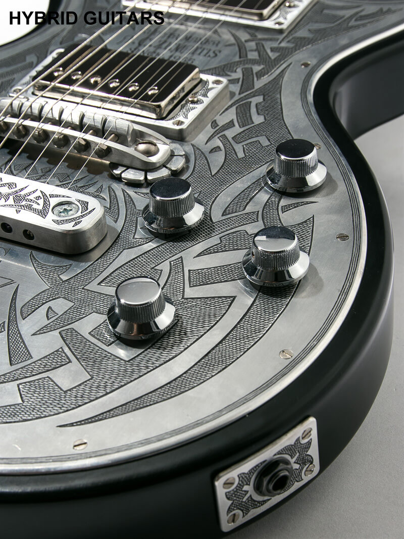 Zemaitis Custom Shop Tony's Collection S22MT Tribal Tattoo 2  10