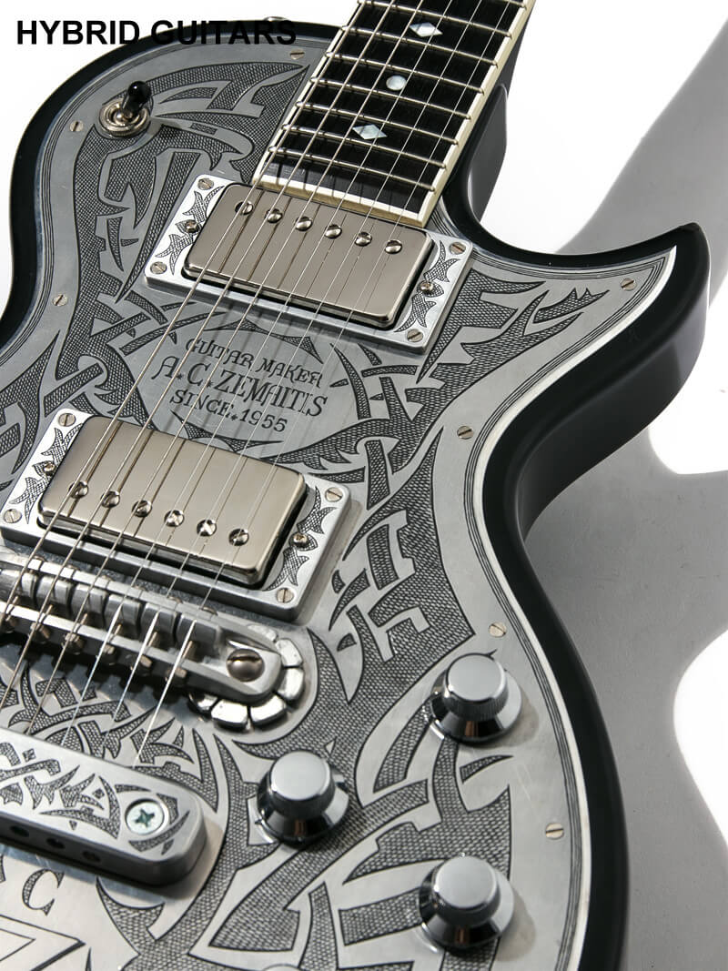 Zemaitis Custom Shop Tony's Collection S22MT Tribal Tattoo 2  9