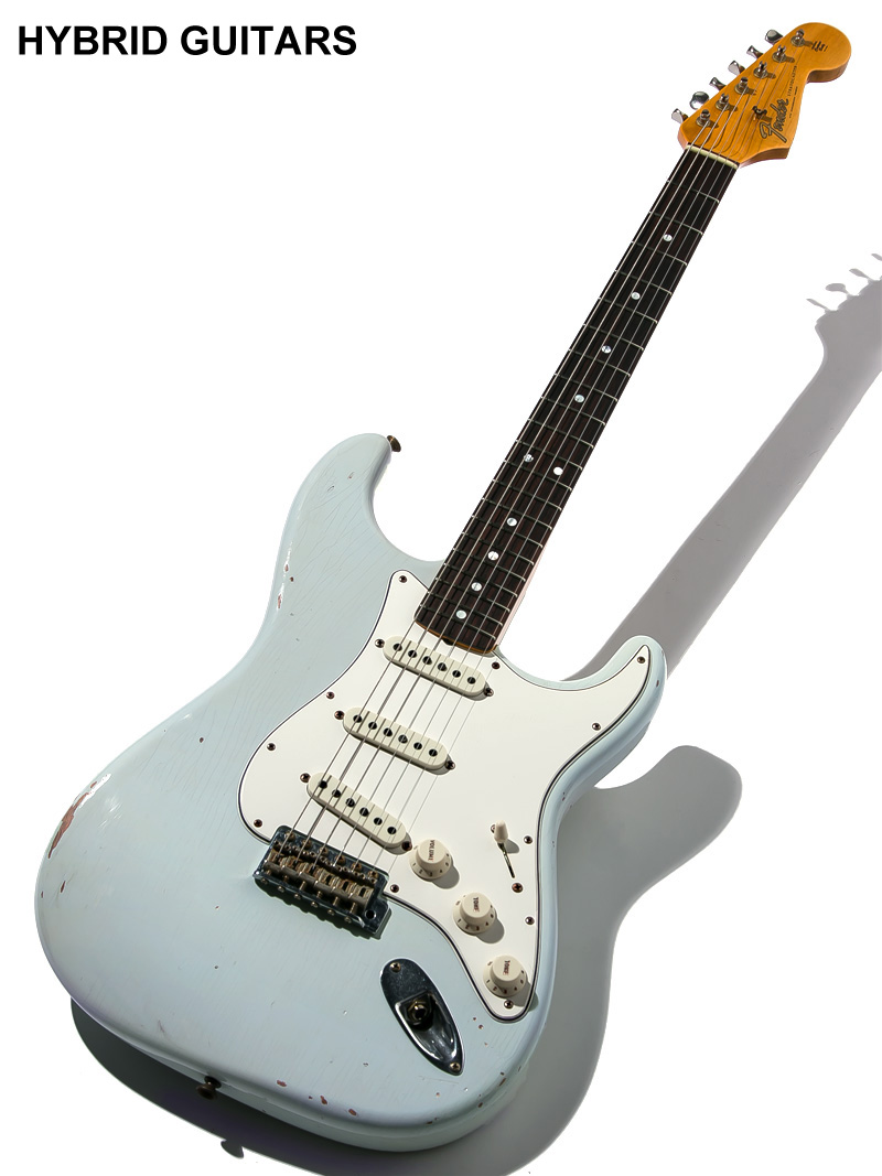Fender Custom Shop 1964 Stratocaster Journeyman Relic Super Faded Aged Sonic Blue 1