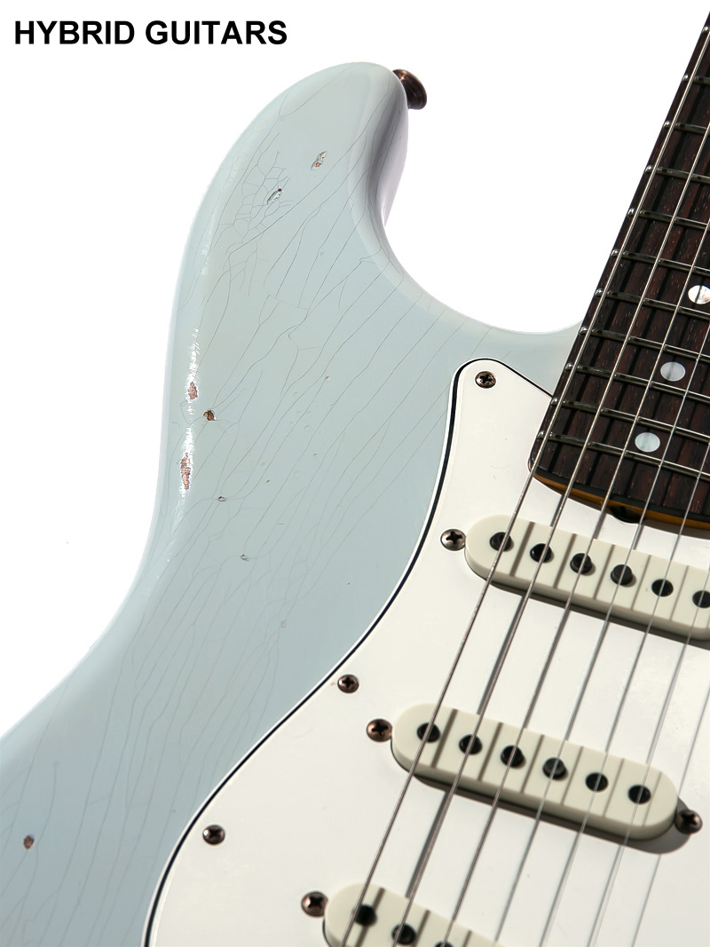 Fender Custom Shop 1964 Stratocaster Journeyman Relic Super Faded Aged Sonic Blue 11
