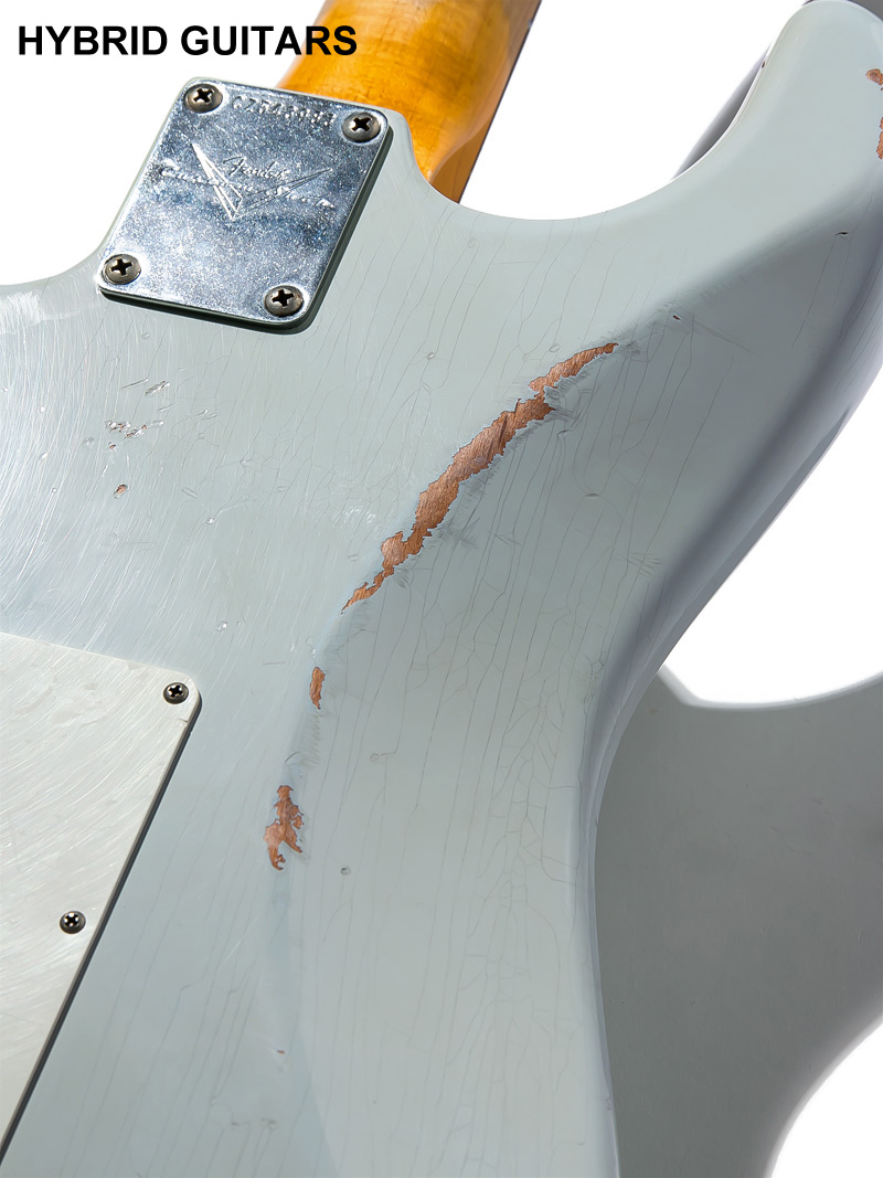 Fender Custom Shop 1964 Stratocaster Journeyman Relic Super Faded Aged Sonic Blue 13