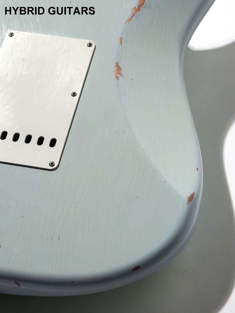 Fender Custom Shop 1964 Stratocaster Journeyman Relic Super Faded Aged Sonic Blue 14