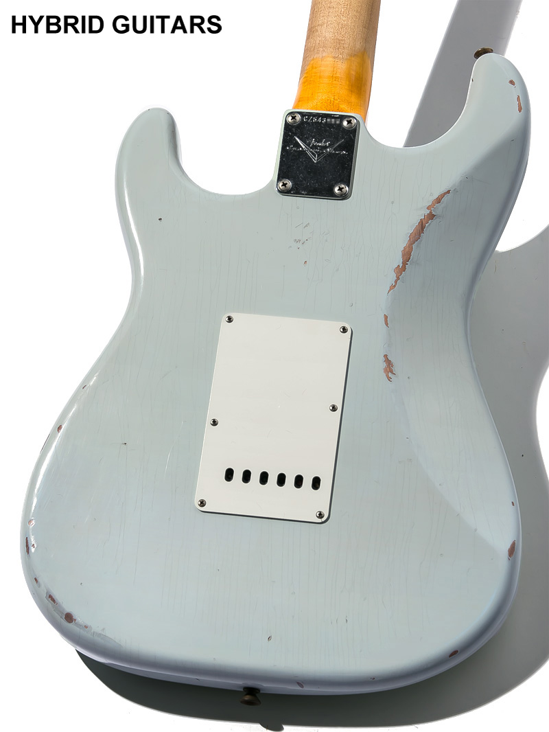 Fender Custom Shop 1964 Stratocaster Journeyman Relic Super Faded Aged Sonic Blue 4