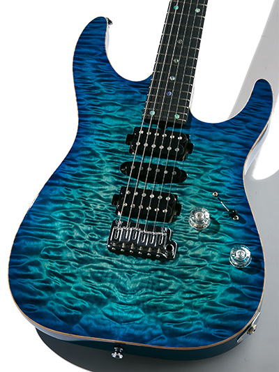 T's Guitars DST-Pro 24 Trans Blue Burst 2018