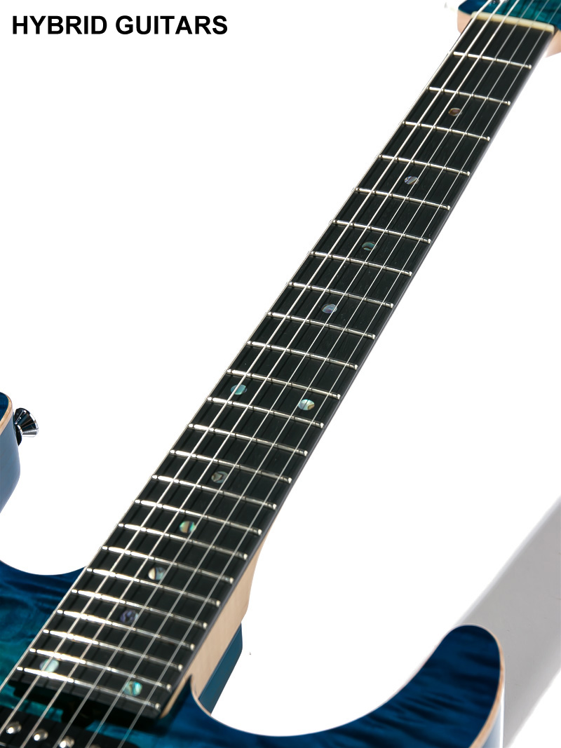 T's Guitars DST-Pro 24 Trans Blue Burst 2018 7