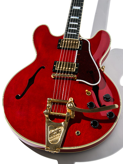 Gibson Memphis ES-355 Bigsby Gold Hardwear Antique Red 2014