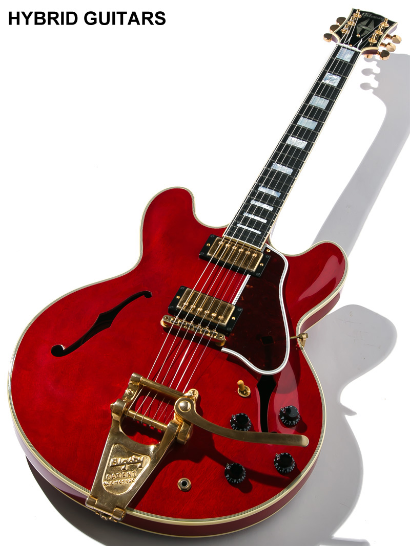 Gibson Memphis ES-355 Bigsby Gold Hardwear Antique Red 2014 1