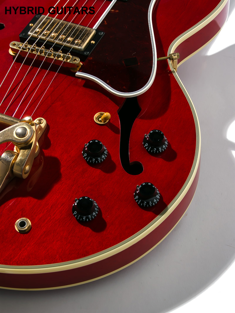 Gibson Memphis ES-355 Bigsby Gold Hardwear Antique Red 2014 10