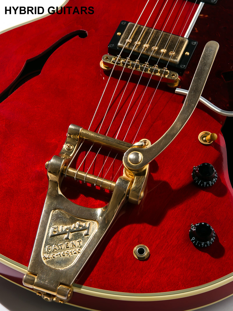 Gibson Memphis ES-355 Bigsby Gold Hardwear Antique Red 2014 12