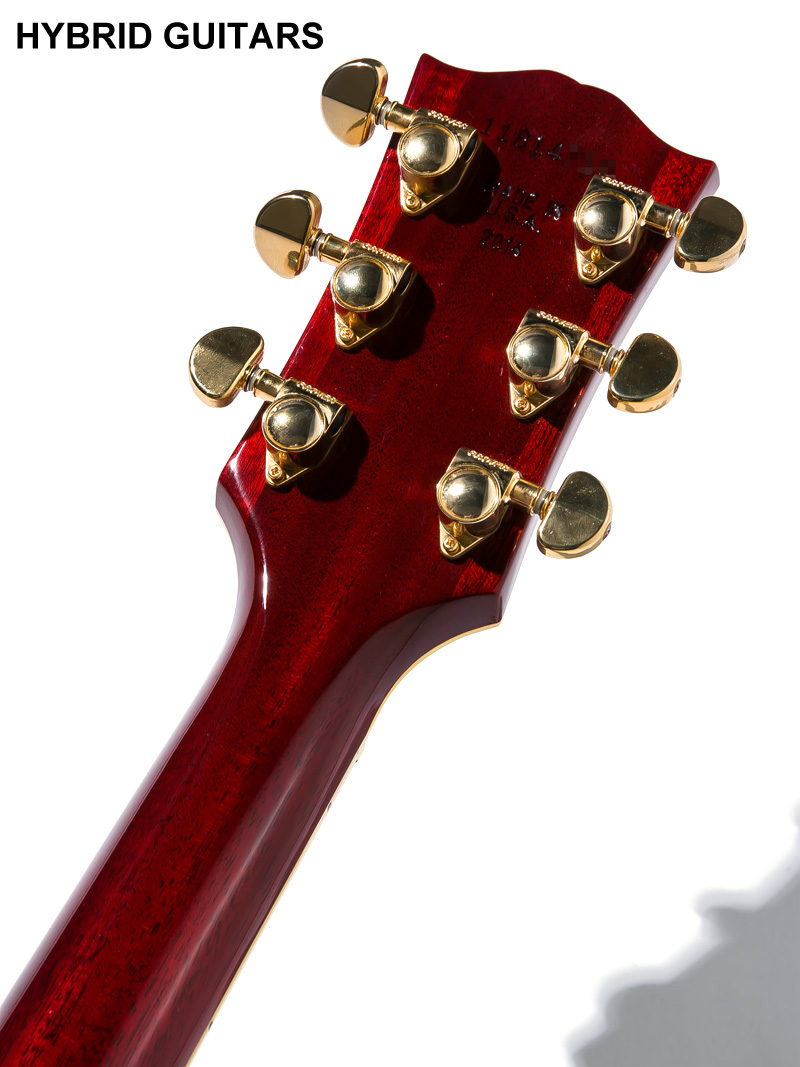 Gibson Memphis ES-355 Bigsby Gold Hardwear Antique Red 2014 6