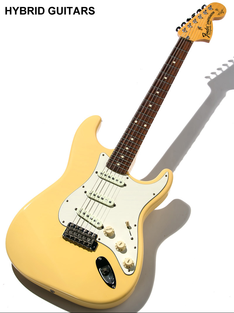 Fender USA Yngwie Malmsteen Stratocaster Update Rosewood Finger Board Vintage White 2014 1