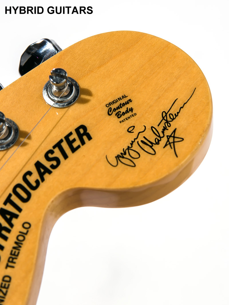 Fender USA Yngwie Malmsteen Stratocaster Update Rosewood Finger Board Vintage White 2014 11