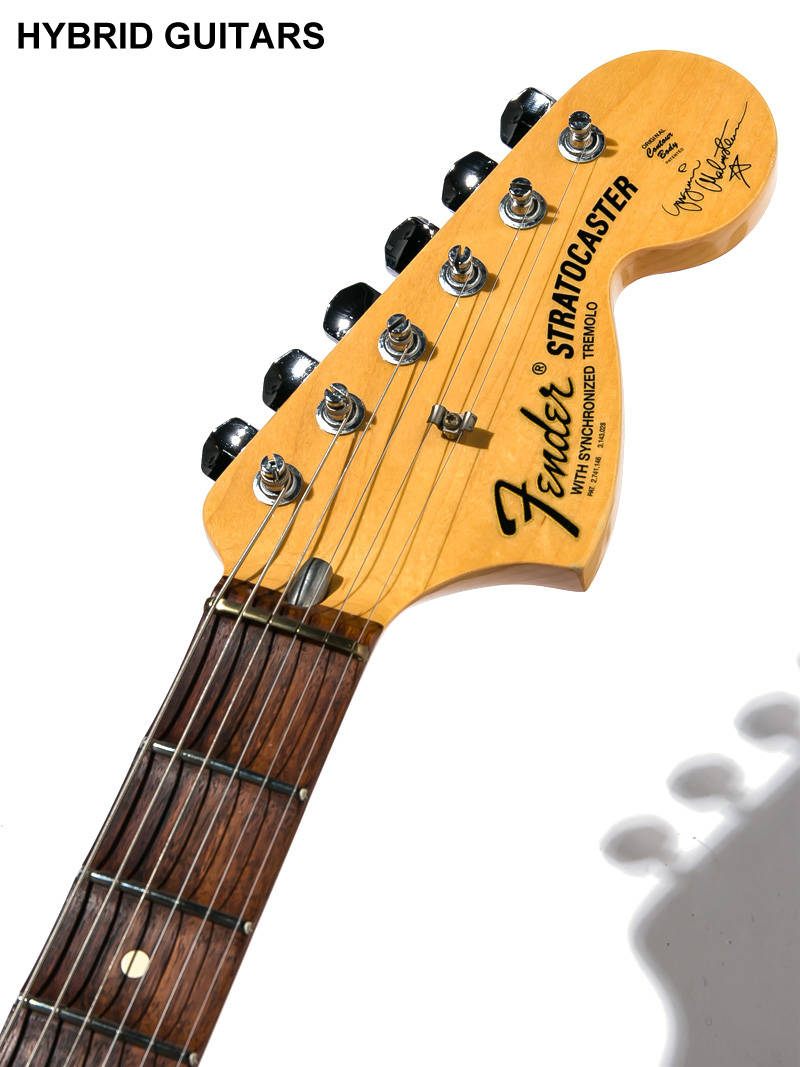Fender USA Yngwie Malmsteen Stratocaster Update Rosewood Finger Board Vintage White 2014 5