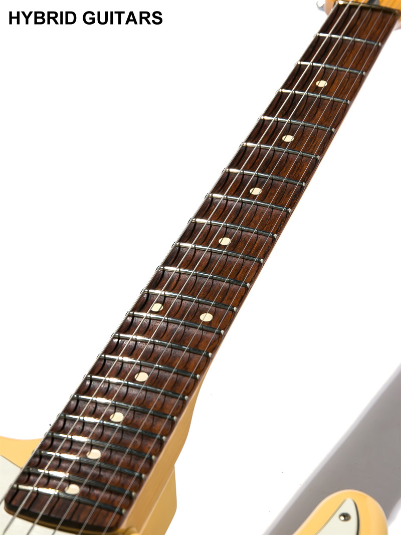 Fender USA Yngwie Malmsteen Stratocaster Update Rosewood Finger Board Vintage White 2014 7