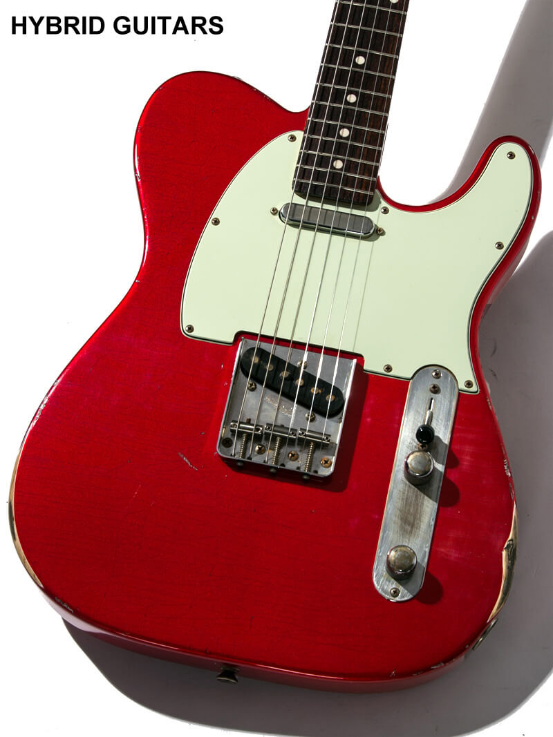 Sonic Telecaster Type Candy Apple Red(CAR) Aged 3