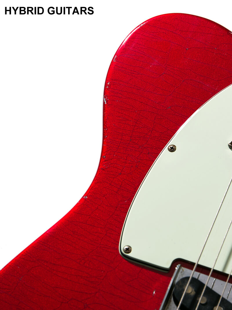 Sonic Telecaster Type Candy Apple Red(CAR) Aged 9