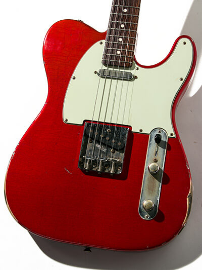 Sonic Telecaster Type Candy Apple Red(CAR) Aged