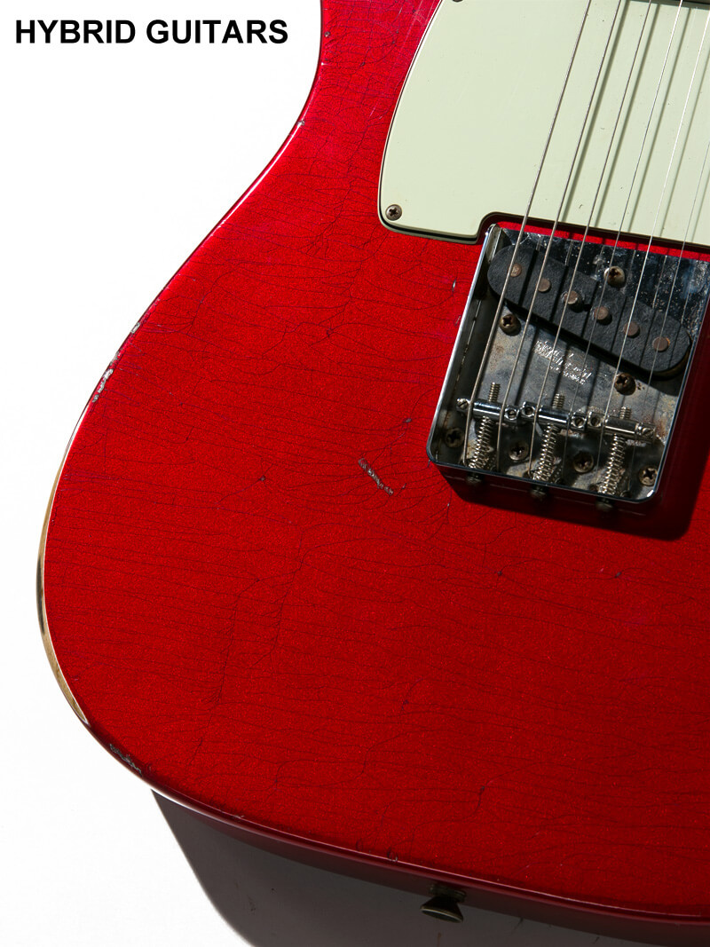 Sonic Telecaster Type Candy Apple Red(CAR) Aged 10