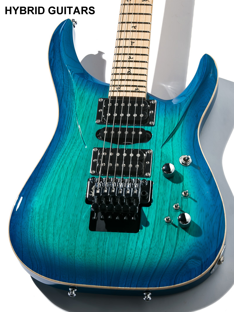 G-Life Guitars DSG Life-Ash Royal Blue Turquoise 3