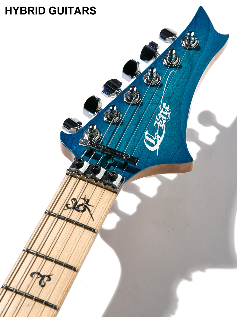 G-Life Guitars DSG Life-Ash Royal Blue Turquoise 5