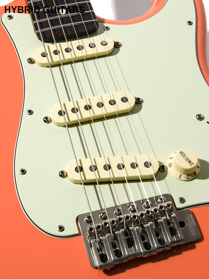 Warmoth 60's Stratocaster Roasted Flame Maple Neck Feded Warmoth 60's Stratocaster Roasted Flame Maple Neck Feded