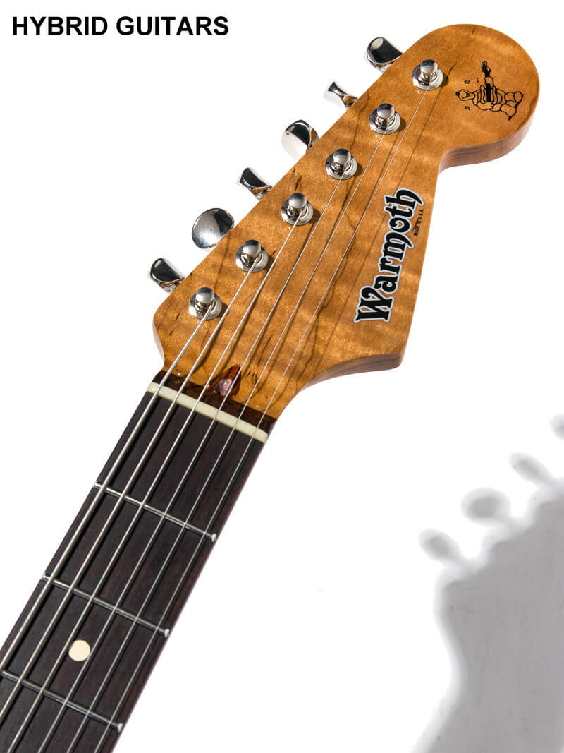 Warmoth 60's Stratocaster Roasted Flame Maple Neck Feded Warmoth 60's Stratocaster Roasted Flame Maple Neck Feded