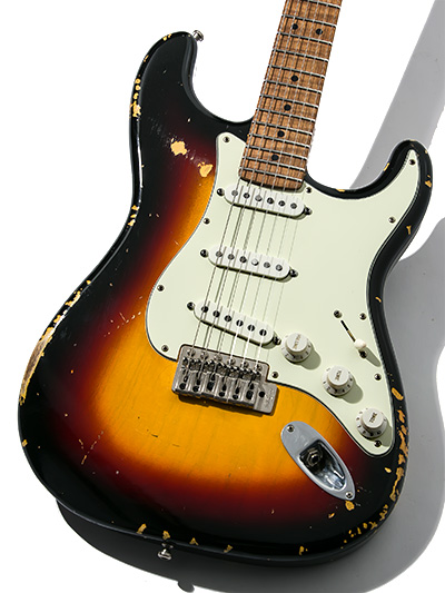 No Brand Stratocaster Type warmoth Neck & MJT Body 3TS Aged