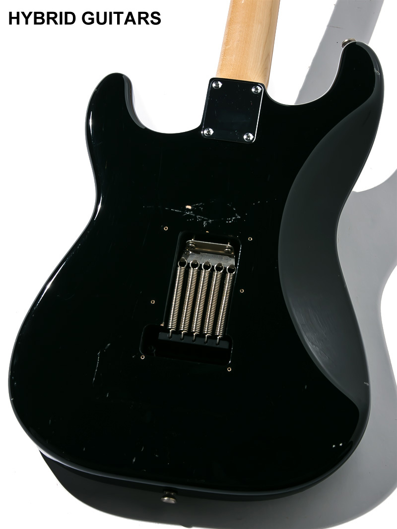 No Brand Stratocaster Type Black - Vanzandt PU / Ovaltone Cap./ Gotoh Hardwear - 4