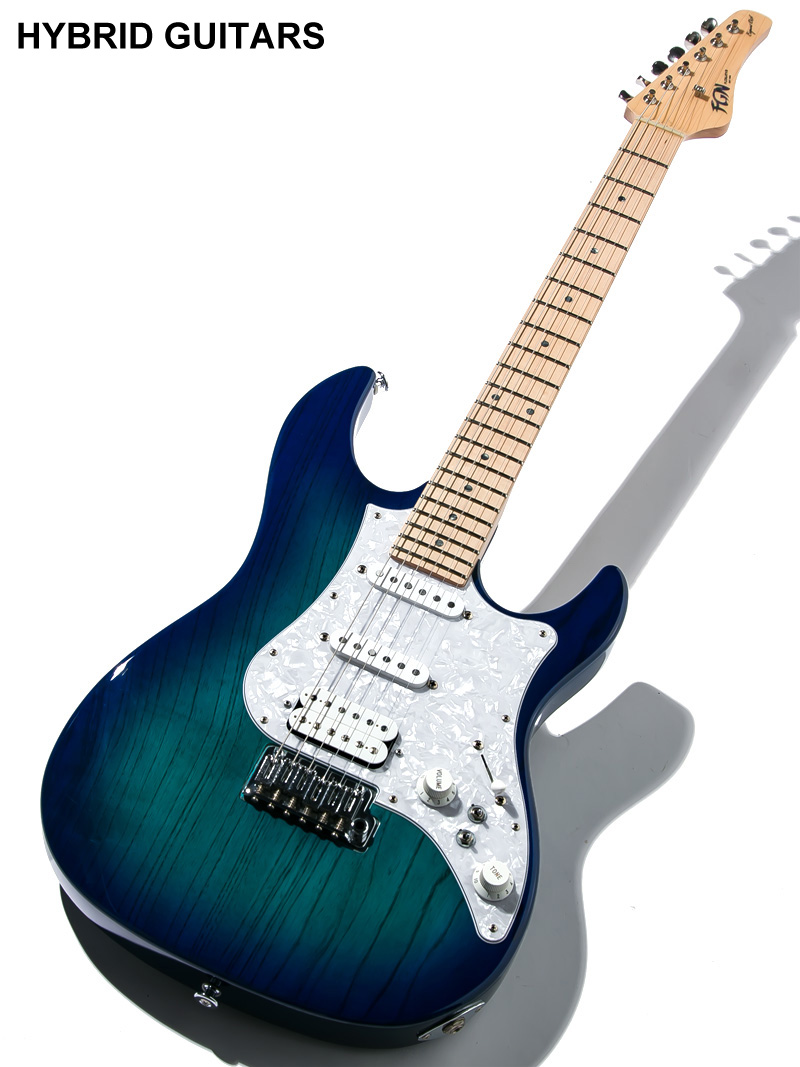 Fujigen Expert OS Ash Maple Seethrough Blue Burst 1