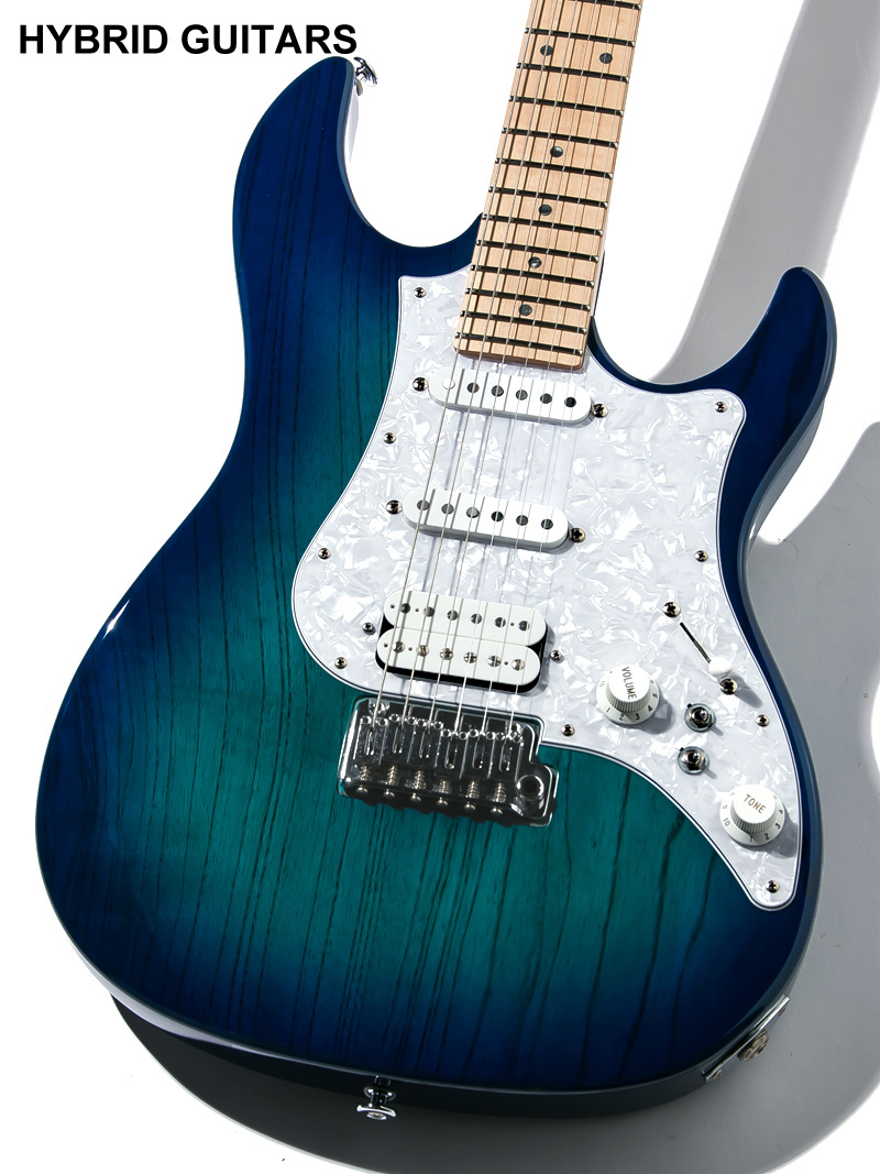 Fujigen Expert OS Ash Maple Seethrough Blue Burst 3