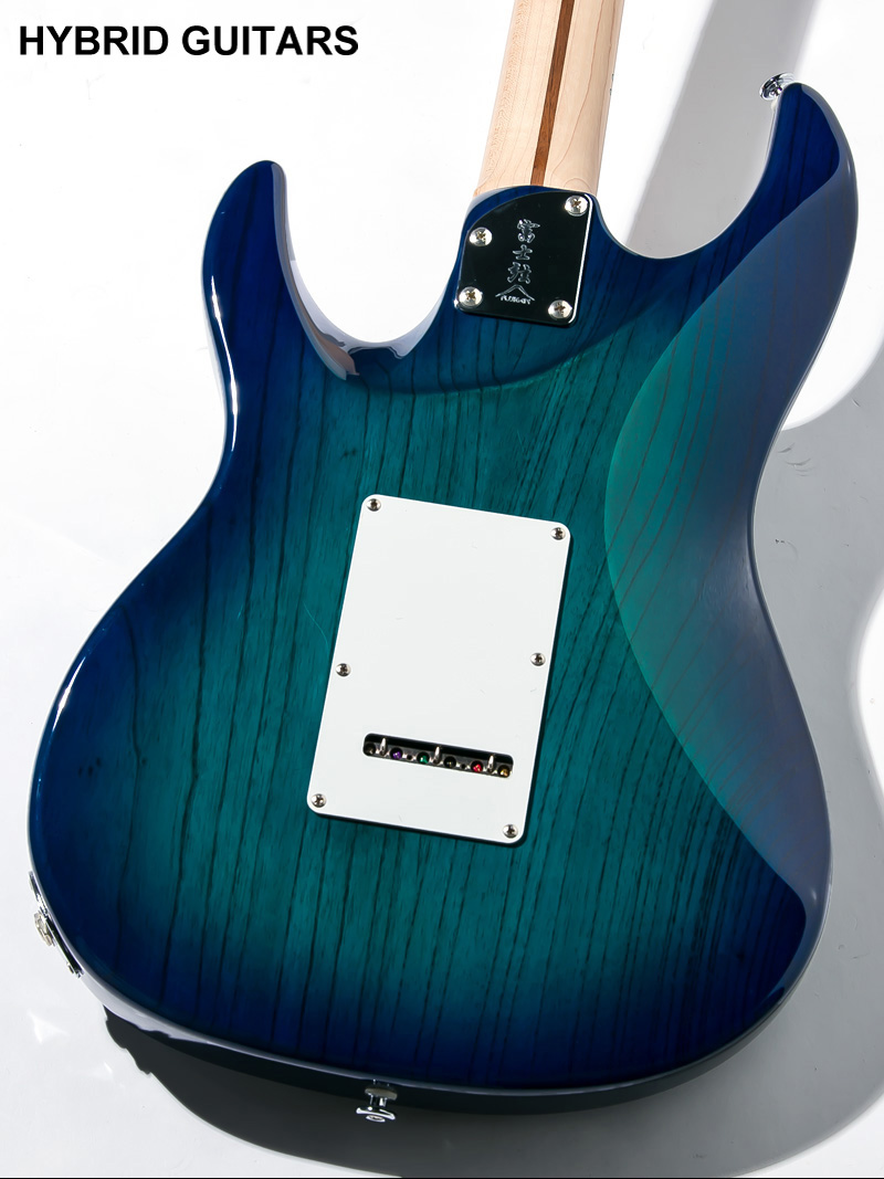 Fujigen Expert OS Ash Maple Seethrough Blue Burst 4