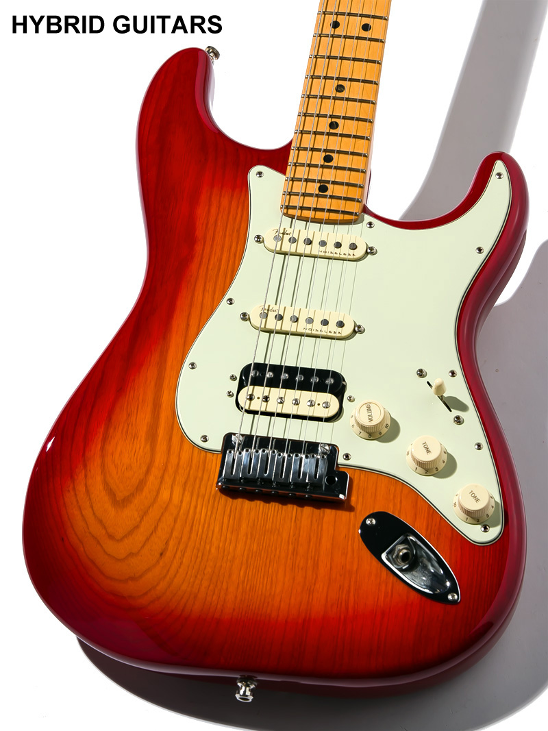 Fender American Ultra Stratocaster HSS Plasma Red Burst 2019 3