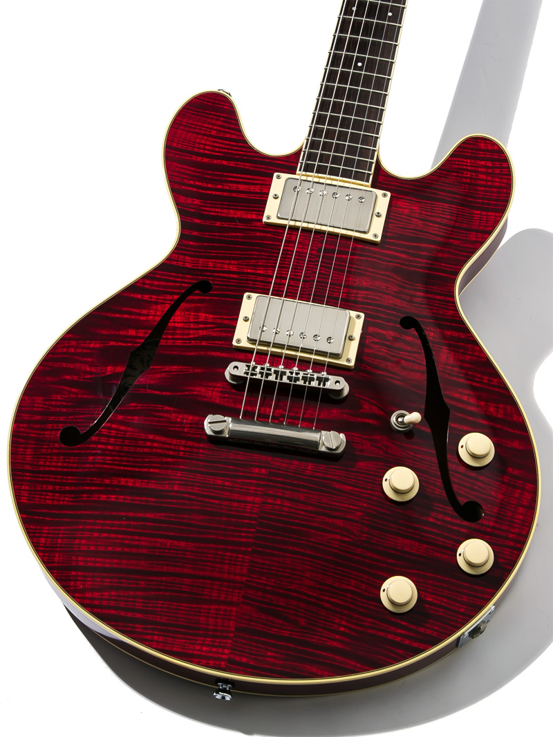 Collings I-35 Deluxe Figured Top Crimson 2007 3