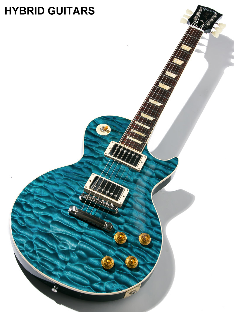 Gibson Custom Shop 60th Anniversary 1959 Les Paul Standard 5A Quilt Turquoise Blue Gloss 2019 1