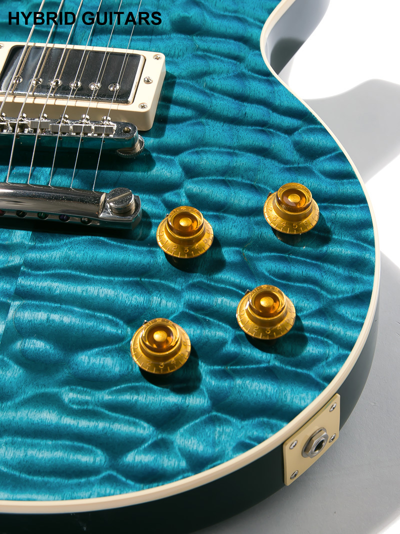 Gibson Custom Shop 60th Anniversary 1959 Les Paul Standard 5A Quilt Turquoise Blue Gloss 2019 10