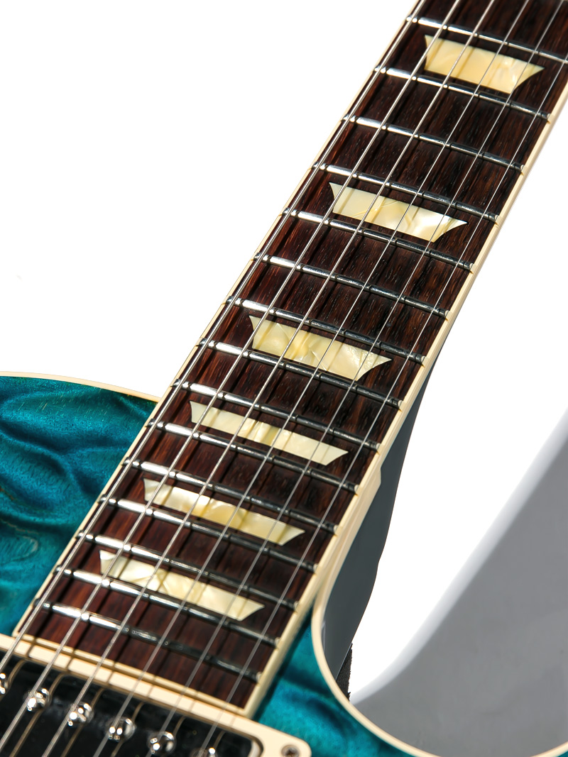 Gibson Custom Shop 60th Anniversary 1959 Les Paul Standard 5A Quilt Turquoise Blue Gloss 2019 13