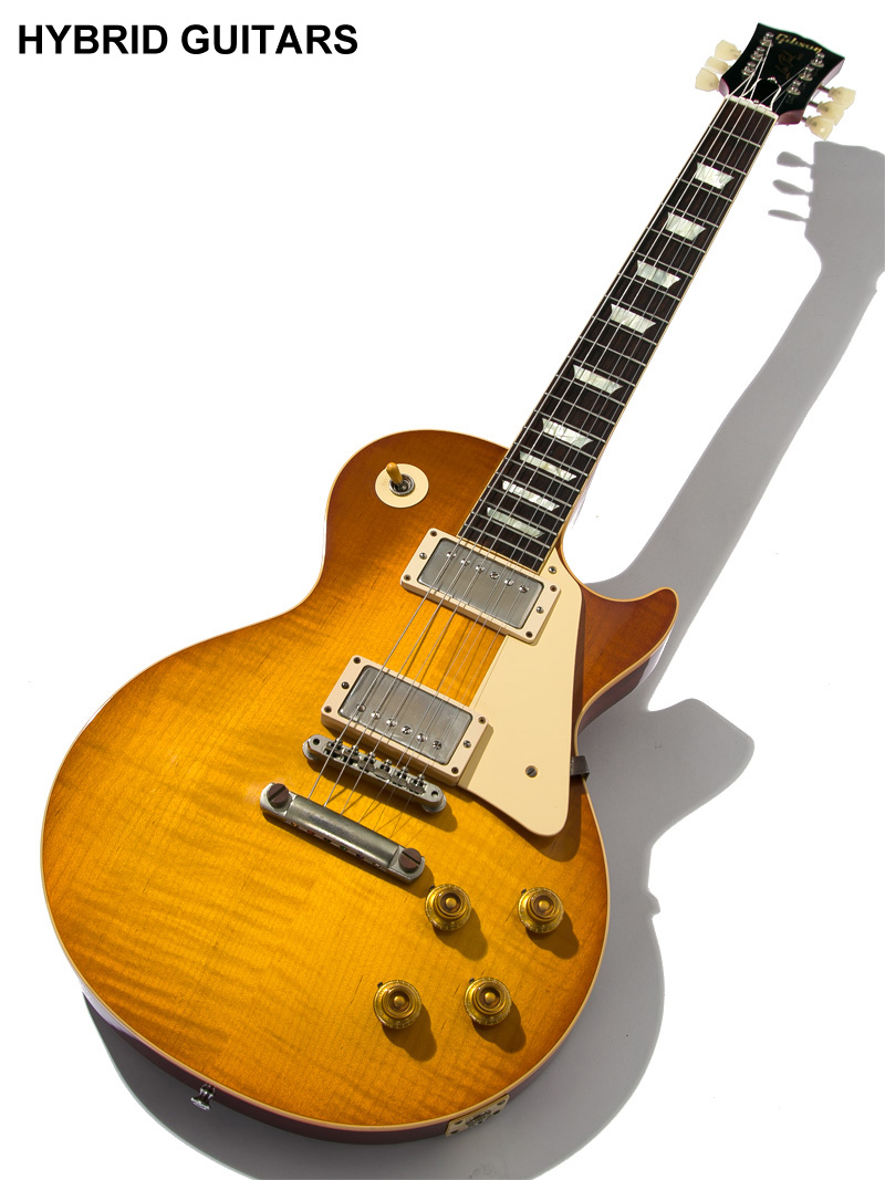 Gibson Custom Shop Historic Collection 1958 Les Paul Standard Reissue Figured VOS Honey Burst 2018 1