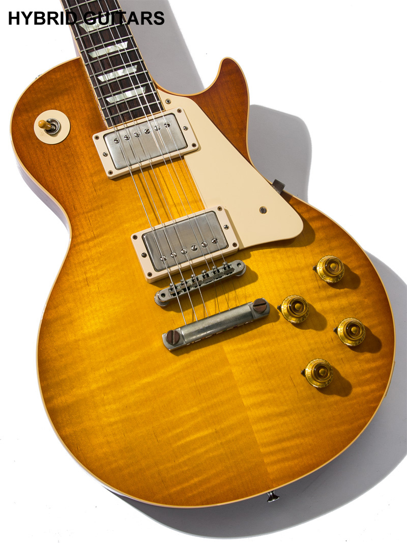 Gibson Custom Shop Historic Collection 1958 Les Paul Standard Reissue Figured VOS Honey Burst 2018 12