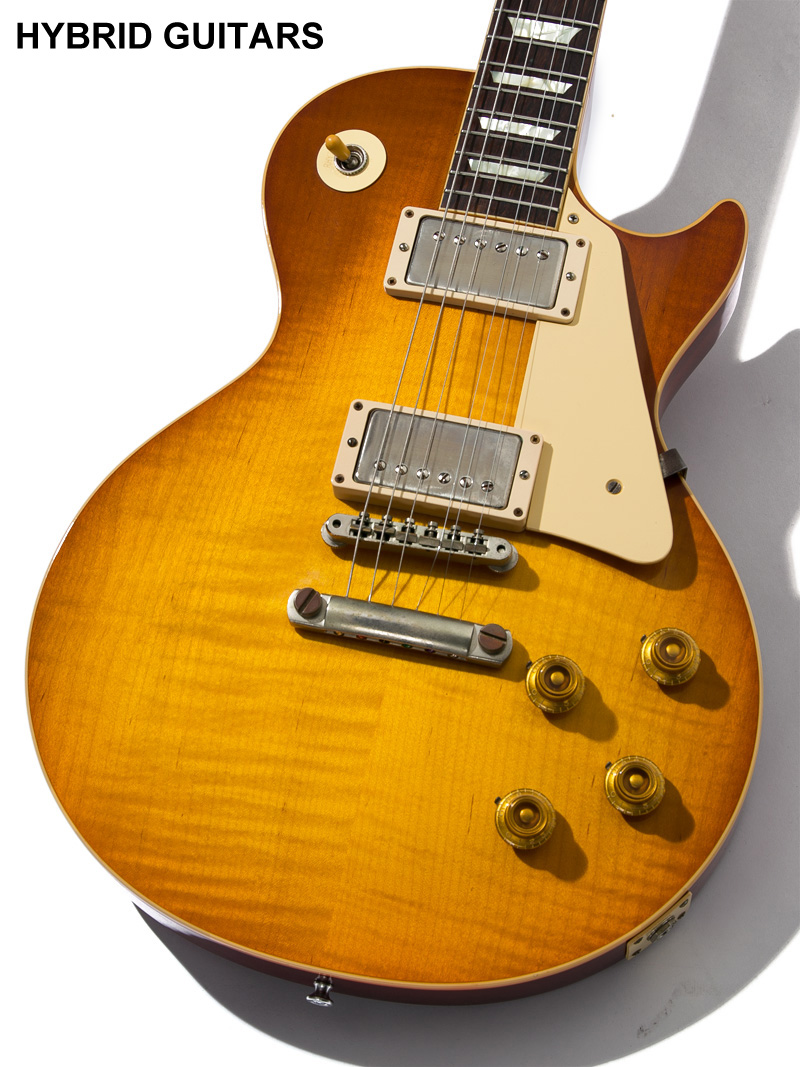 Gibson Custom Shop Historic Collection 1958 Les Paul Standard Reissue Figured VOS Honey Burst 2018 3