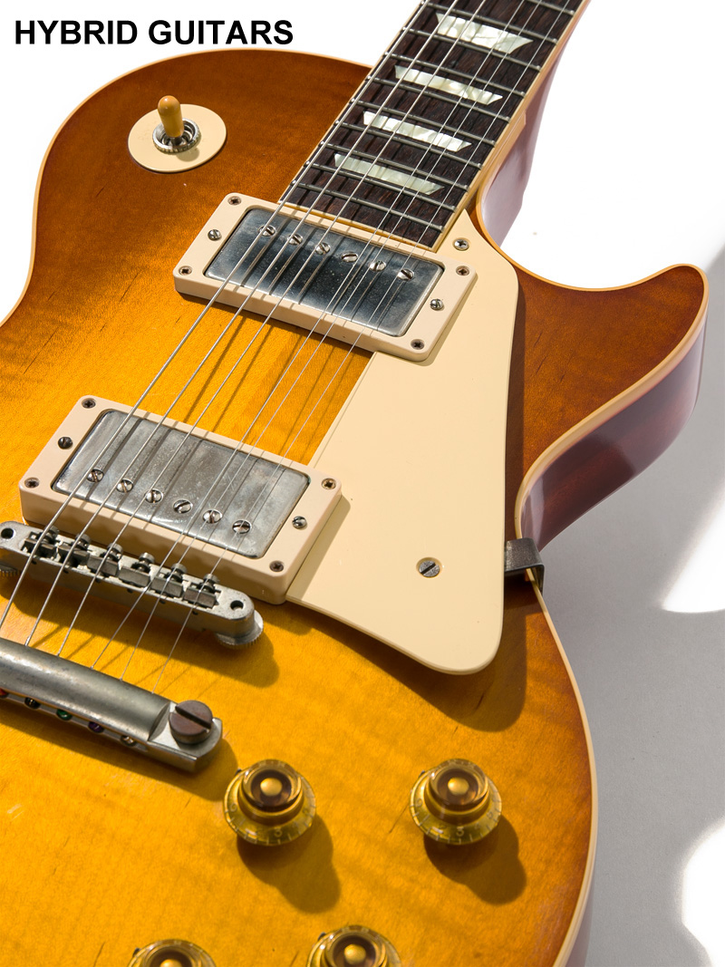 Gibson Custom Shop Historic Collection 1958 Les Paul Standard Reissue Figured VOS Honey Burst 2018 9