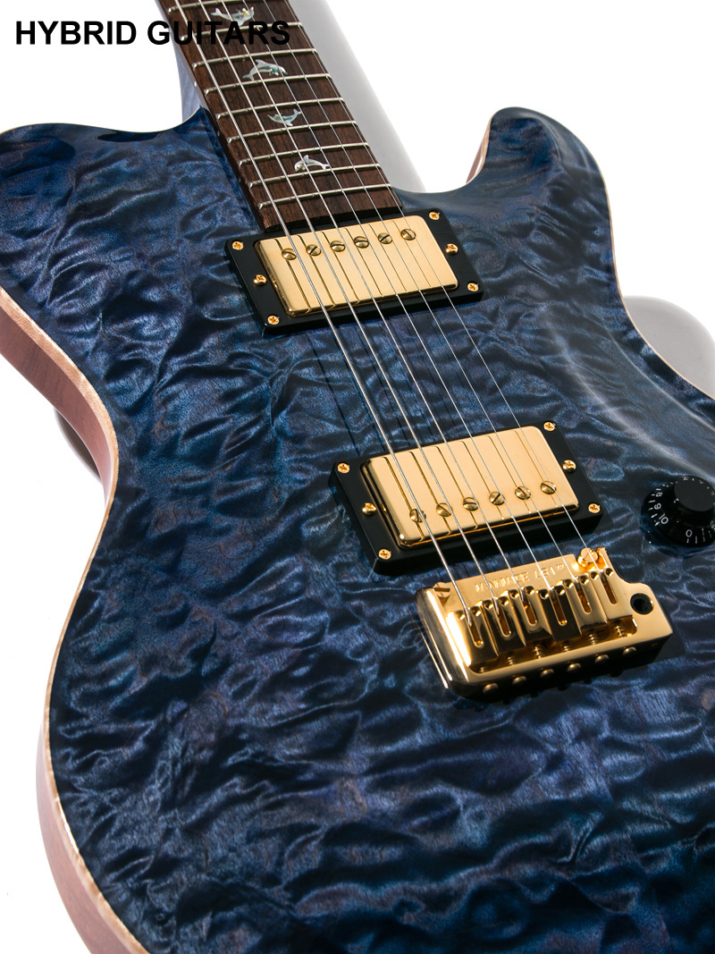 Nik Huber Dolphin II Except.Quilted Maple & East Indian Rosewood Violet Blue 10