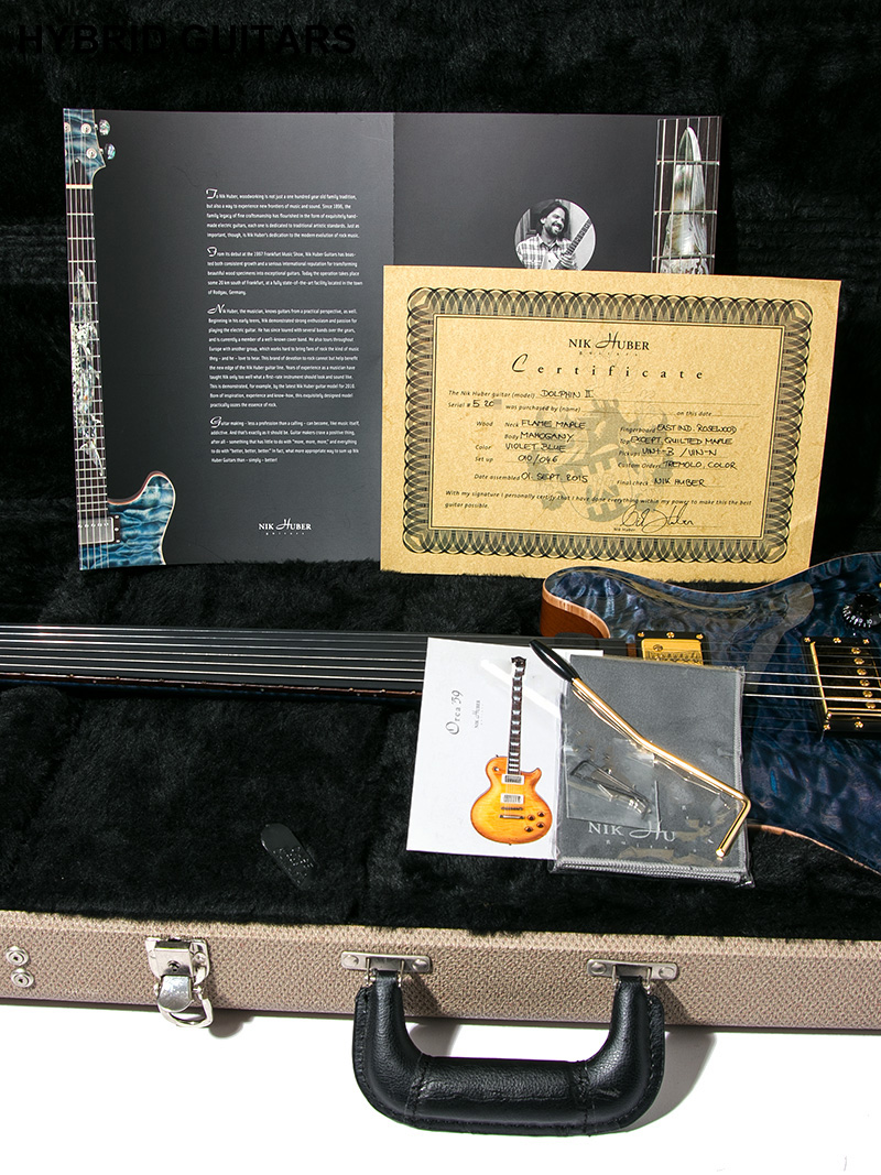 Nik Huber Dolphin II Except.Quilted Maple & East Indian