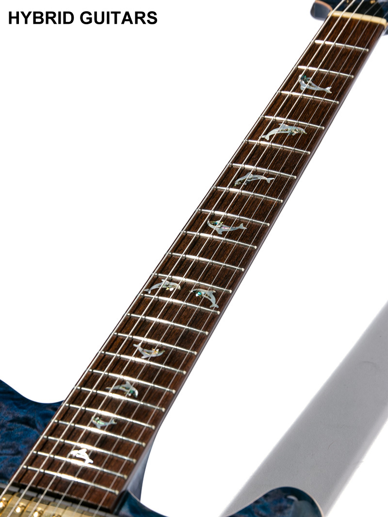 Nik Huber Dolphin II Except.Quilted Maple & East Indian Rosewood Violet Blue 7