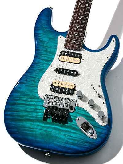 RY Guitar Custom Order Stratocaster Trans Blue Burst